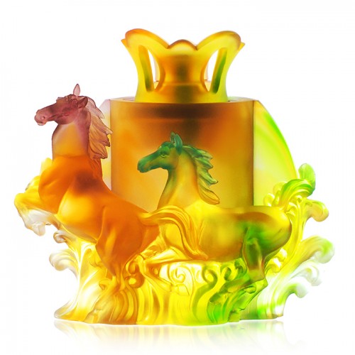 Lazurite Horse Amber